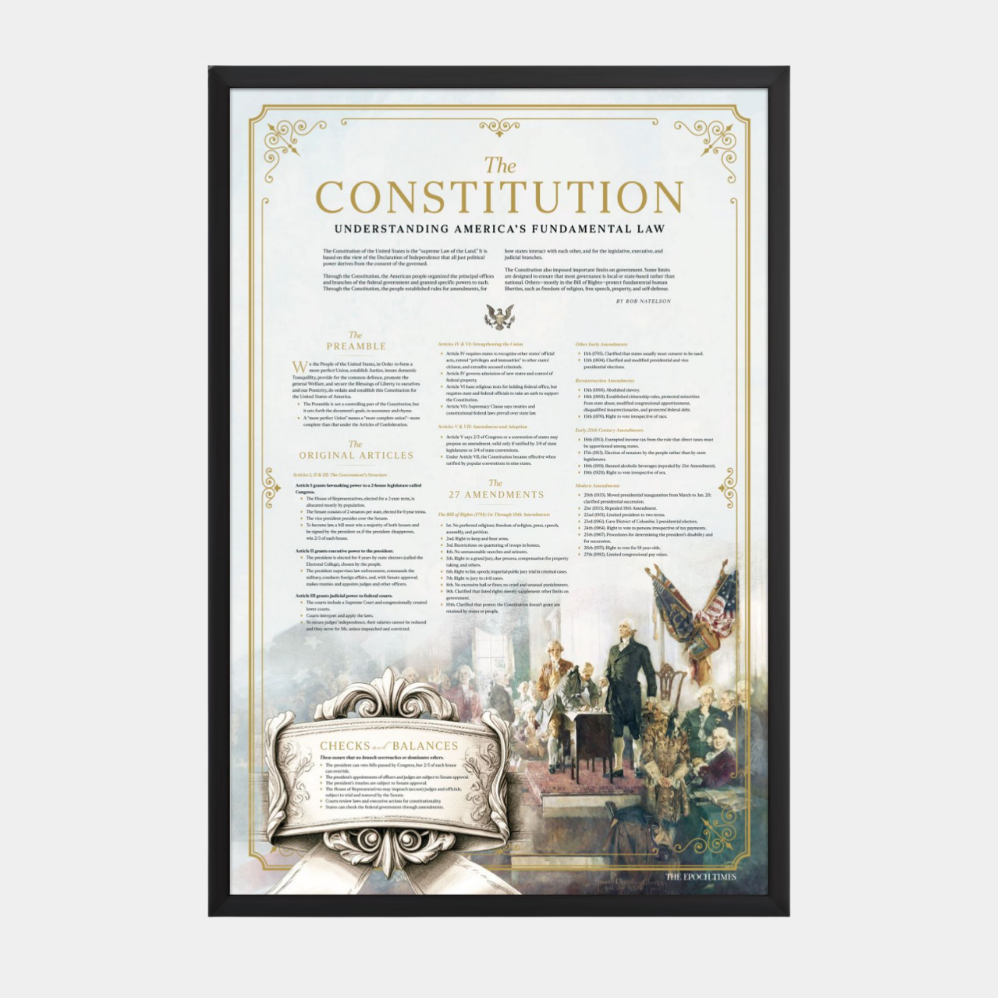 The Constitution: Understanding America's Fundamental Law Poster