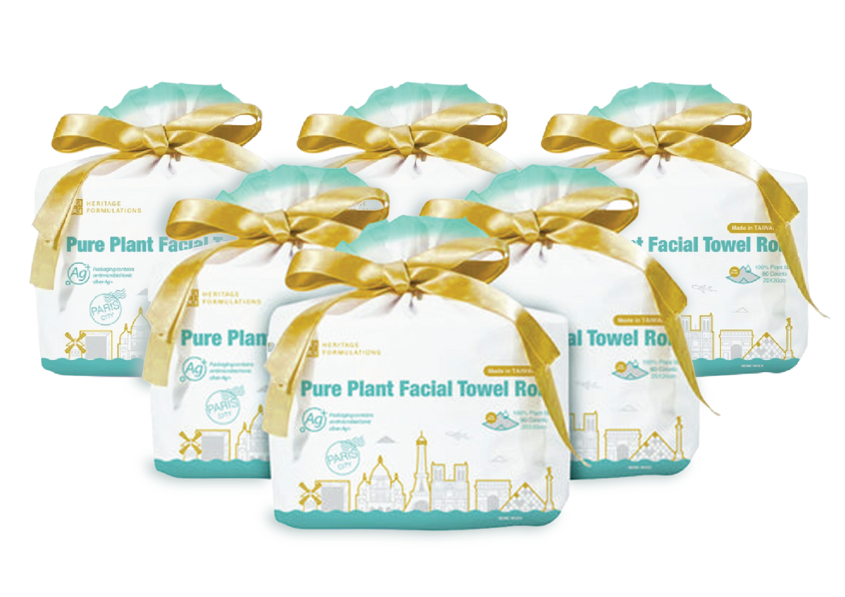 Pure Plant Facial Towels (Roll) (Not Made In China) 6 Packs The Epoch