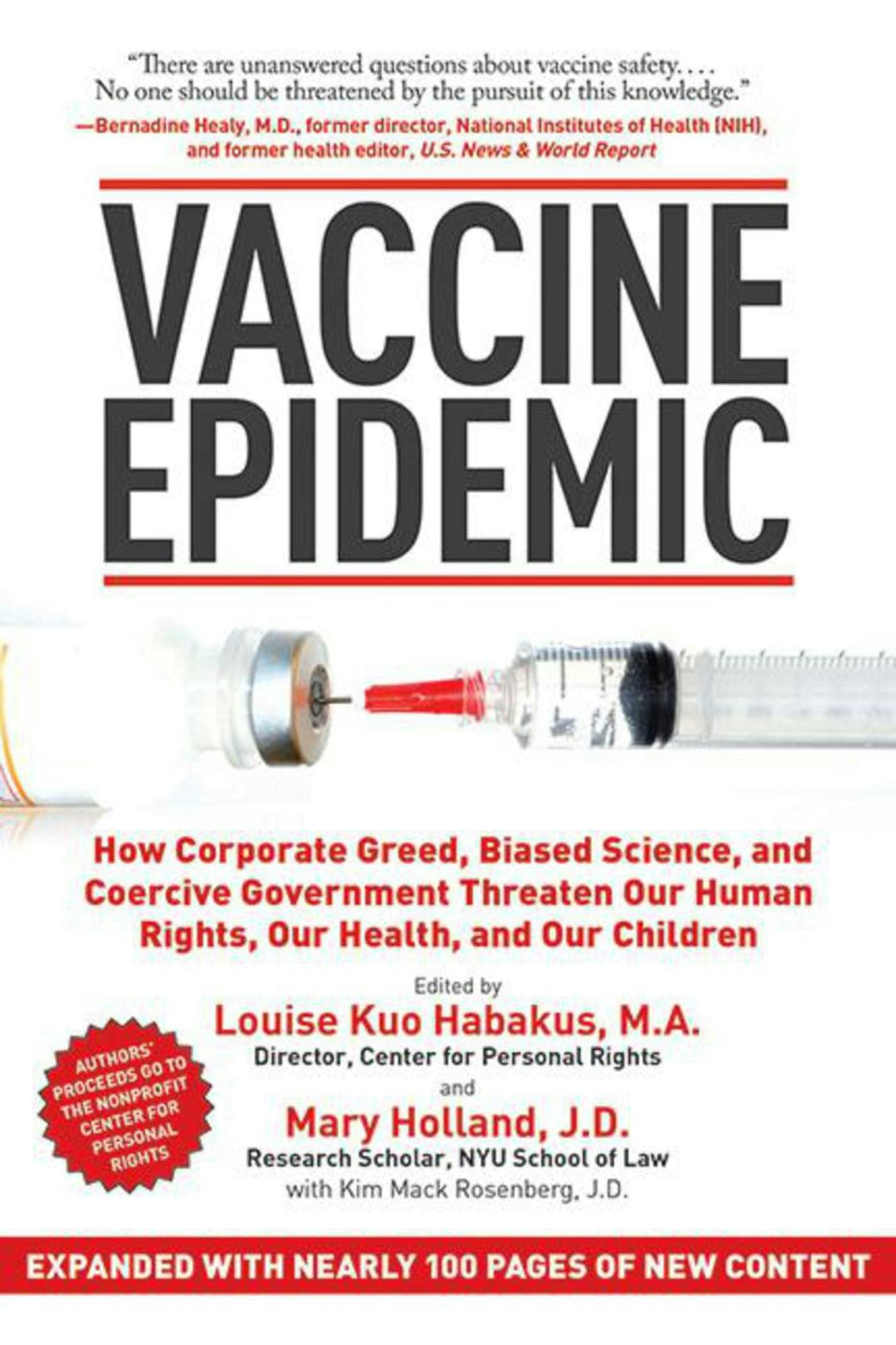 Vaccine Epidemic front cover